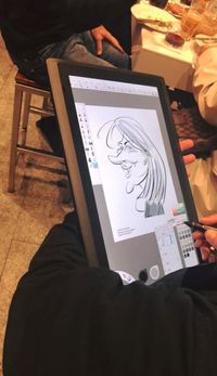 Caricaturas a medida evento privado